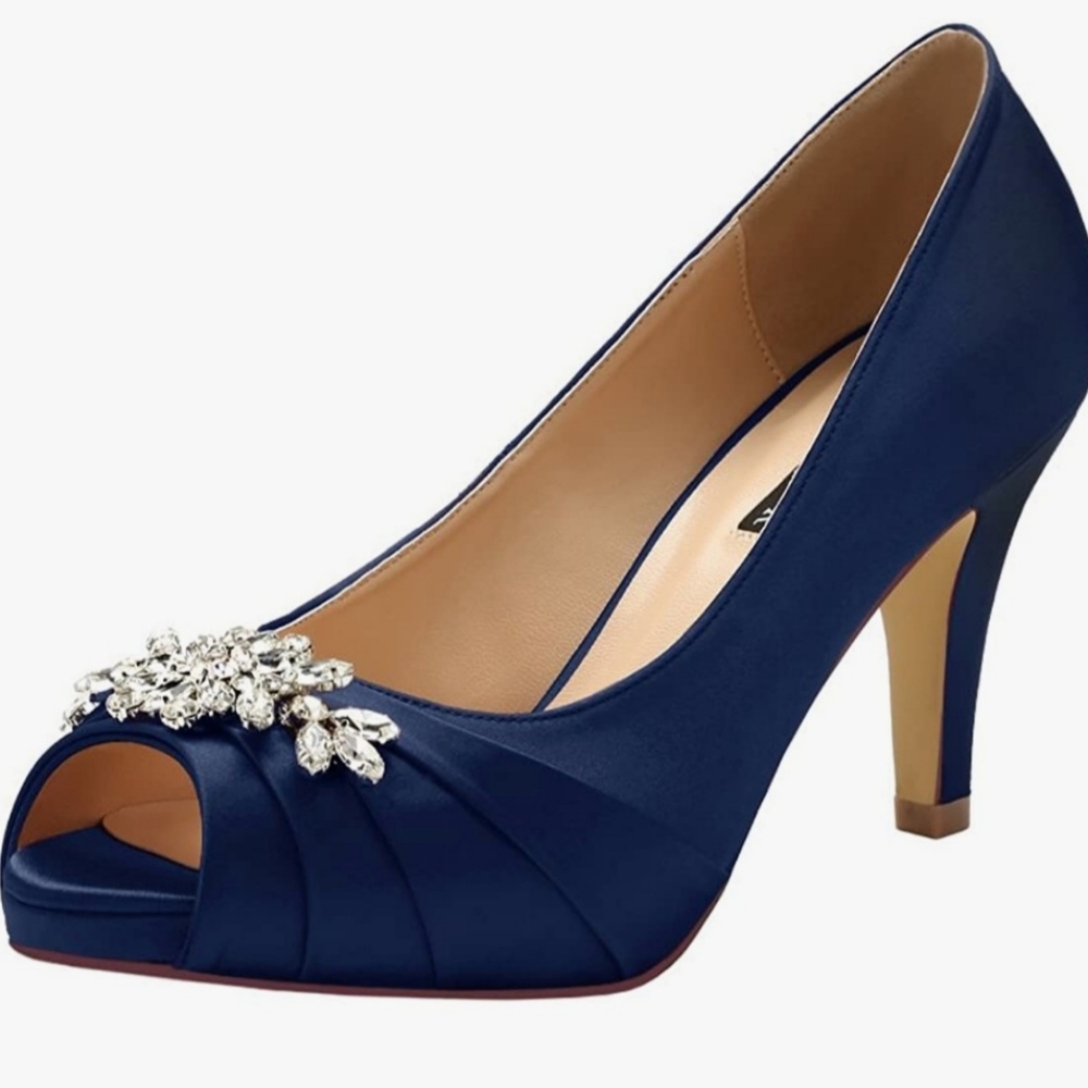 Gorgeous Navy Wedding Pumps MOB/MOG
